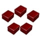 thumbnail image 2 of Caja De Soporte De Reloj De Madera Con Ranura única, Organizador De Almacenamiento De Reloj De Pulsera, Rojo, 5 Uds., 2 of 5