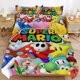 thumbnail image 1 of Super Mario 3-Piece Comforter Set for Bedroom Super Mario Bedding Set for Kids Adults Soft Microfiber Duvet Cover Set with Zipper Closure, 1 of 5