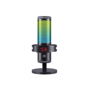 Redragon - Micrófono Para Streaming Fenris Gm301, Rgb, Montura Anti Vibración, Conexión Por Usb