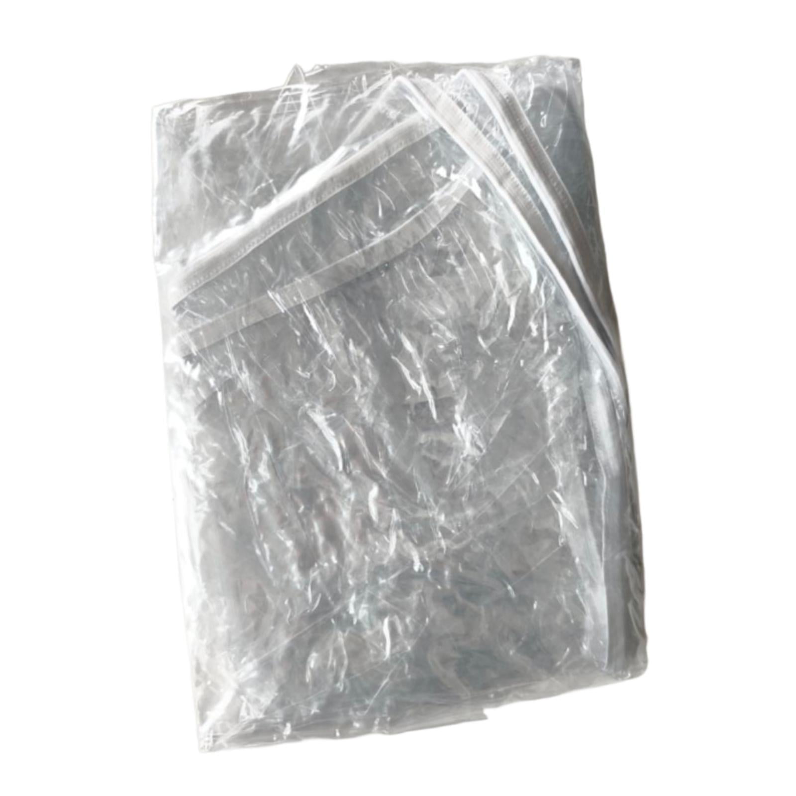 Bothyi - Mantel De Pvc Transparente Con Borde Elástico Y Borde Ajustable Para Mesa Redonda De 152,4 X 152,4 Cm.