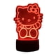 thumbnail image 3 of Lampara Ilusion 3d Hello Kitty De 7 Colores Base Touch, 3 of 6