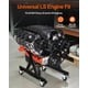 thumbnail image 2 of Soporte para motor JY PERFORMANCE LSx V8 negro con ruedas, 2 of 7