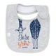 thumbnail image 2 of Babero De Algodón Impermeable Gris Jirafa Niño, 2 of 2