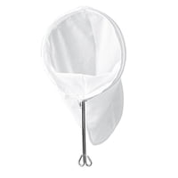 Magideal - Bolsa De Filtro De Malla Fina, Colador De Té Tradicional Tailandés, Colador De Alimentos Extraíble Con Cremallera, Bolsas De Filtro De Té Y Café Para Medio