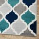 thumbnail image 4 of Alfombra Florida Azul 240x305, 4 of 5