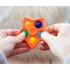 thumbnail image 4 of Fidget Toy Spinner Toynk Pop Orange Star con juego de burbujas, 4 of 7
