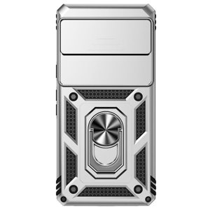 Estuche Gangxun Para Google Pixel 7, Soporte Giratorio 360°, Estilo Mecánico Y Magnético