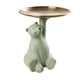 thumbnail image 1 of Resina Nórdica Oso Polar Estatua Estatuilla Escultura Baratijas Llavero Verde, 1 of 5