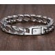 thumbnail image 2 of Pulsera de Acero Quirúrgico Hombre Caballeros Moda, 2 of 3