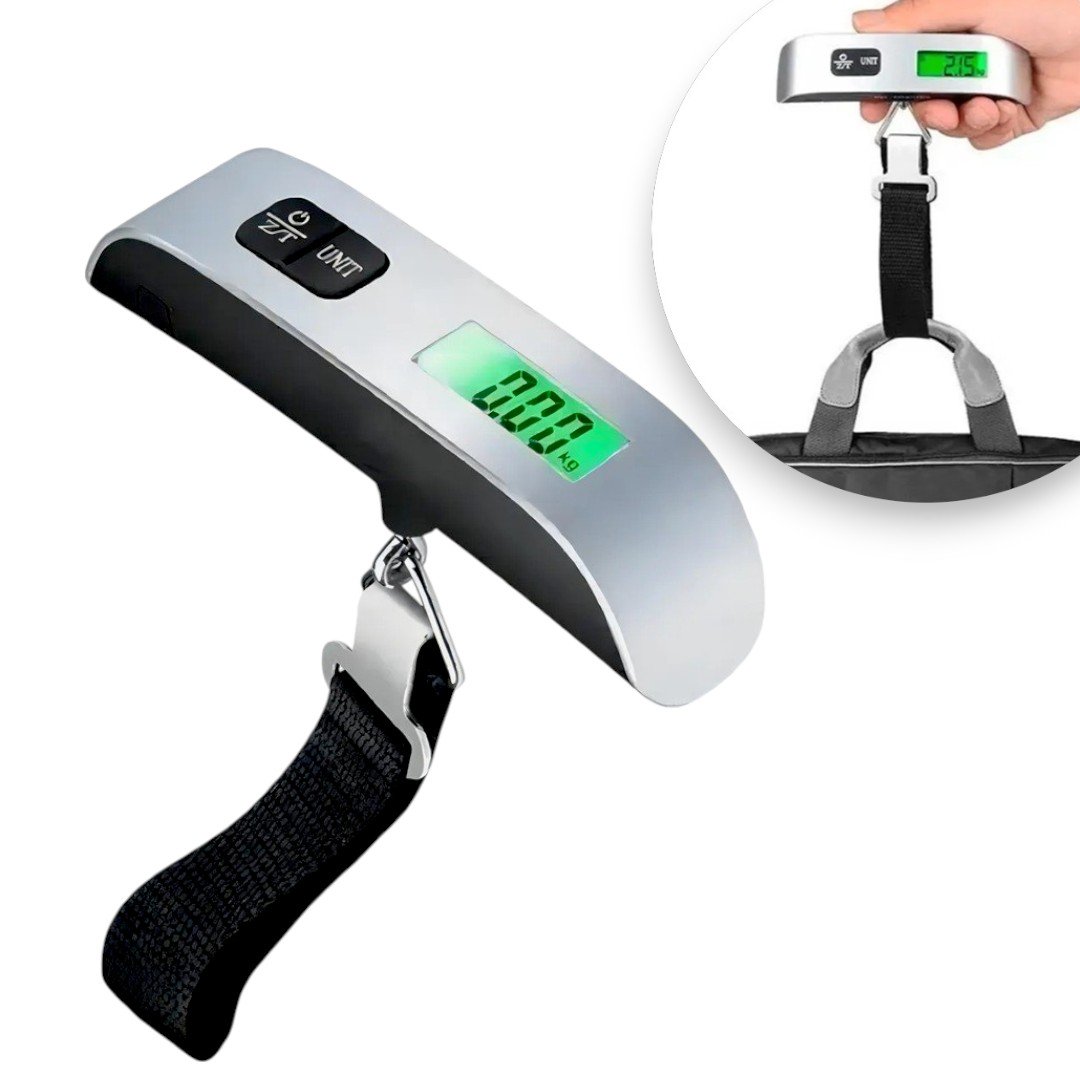 Genérico - Pesa Digital De Mano Balanza Portatil Lcd Maleta Equipaje