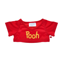 Build A Bear - Polera Roja Pooh Disney
