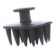 thumbnail image 1 of Masajeador De Cuero Cabelludo De Mano Para Cabello Húmedo Y Seco Para Viajes Mujeres Hombres Hotel Negro, 1 of 3