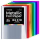 thumbnail image 1 of Papel metalizado Hygloss, 24 hojas, 8 colores surtidos, 21 x 25 cm, 1 of 6