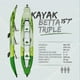 thumbnail image 3 of Kayak Inflable / Betta triple Leisure / Kayak 3 Personas, 3 of 10