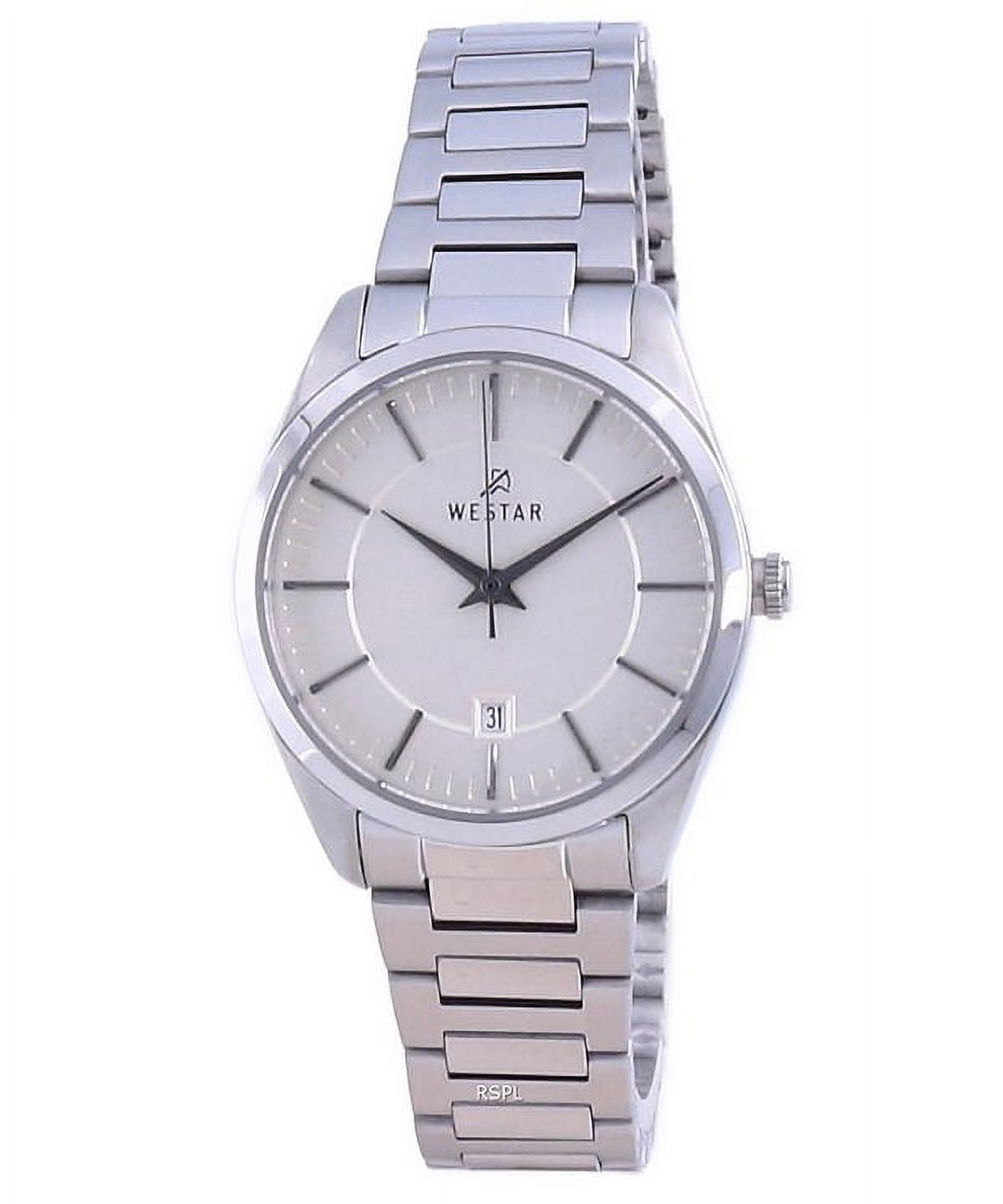 Reloj Westar Champagne Dial Stainless Steel Quartz 40213 Stn 102 Women'S Watch