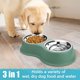 thumbnail image 5 of Juego doble de cuencos para perros EpetsLove de acero inoxidable 18 oz, 5 of 7