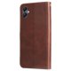 thumbnail image 5 of Funda tipo cartera para Samsung Galaxy A05 con bolsillo con cremallera y ranuras para tarjetas – Función de soporte Marrón, 5 of 6