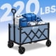 thumbnail image 3 of Carrito Sekey con ruedas de 100 kg de capacidad, plegable, azul, 3 of 7