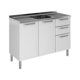 thumbnail image 2 of Gabinete Fregad De Cocina Blanco - Plateado, 2 of 2