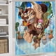 thumbnail image 5 of País de Donkey Kong-theme 4-Piece Shower Curtain Set with Rugs, Waterproof Bathroom Decor Set Includes Bath Mat, U-Shaped Rug, Toilet Lid Cover and Curtain with Hooks, 5 of 6