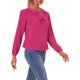 thumbnail image 4 of INSPIRE CHIC Blusa de Manga Larga con Cuello con Volantes para el Día de San Valentín de Regreso a Clases para Mujer XL Rosa Fucsia-Sólido, 4 of 6