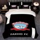 thumbnail image 1 of 3pcs Zaho FC Team Logo Shows Mountains And Rivers Theme Print Three-Piece Bedding Set Soft Duvet Cover And Two Pillowcases, 1 of 5