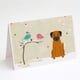thumbnail image 1 of Tarjetas Caroline's Treasures BB2511GCA7P – Pack de 8 A7 Border Terrier, 1 of 4