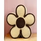 thumbnail image 3 of Cojin En Forma De Flor Acanalado Color Beige Con Borde Marron, 3 of 4