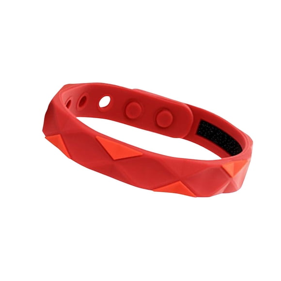Pulsera Antiestática Silicona Silica Pulsera Interior Ejercicios Yoga Rojo