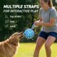 thumbnail image 2 of Pelota para Perro QDAN 15 cm con Correas – Juguete para Exterior, 2 of 9