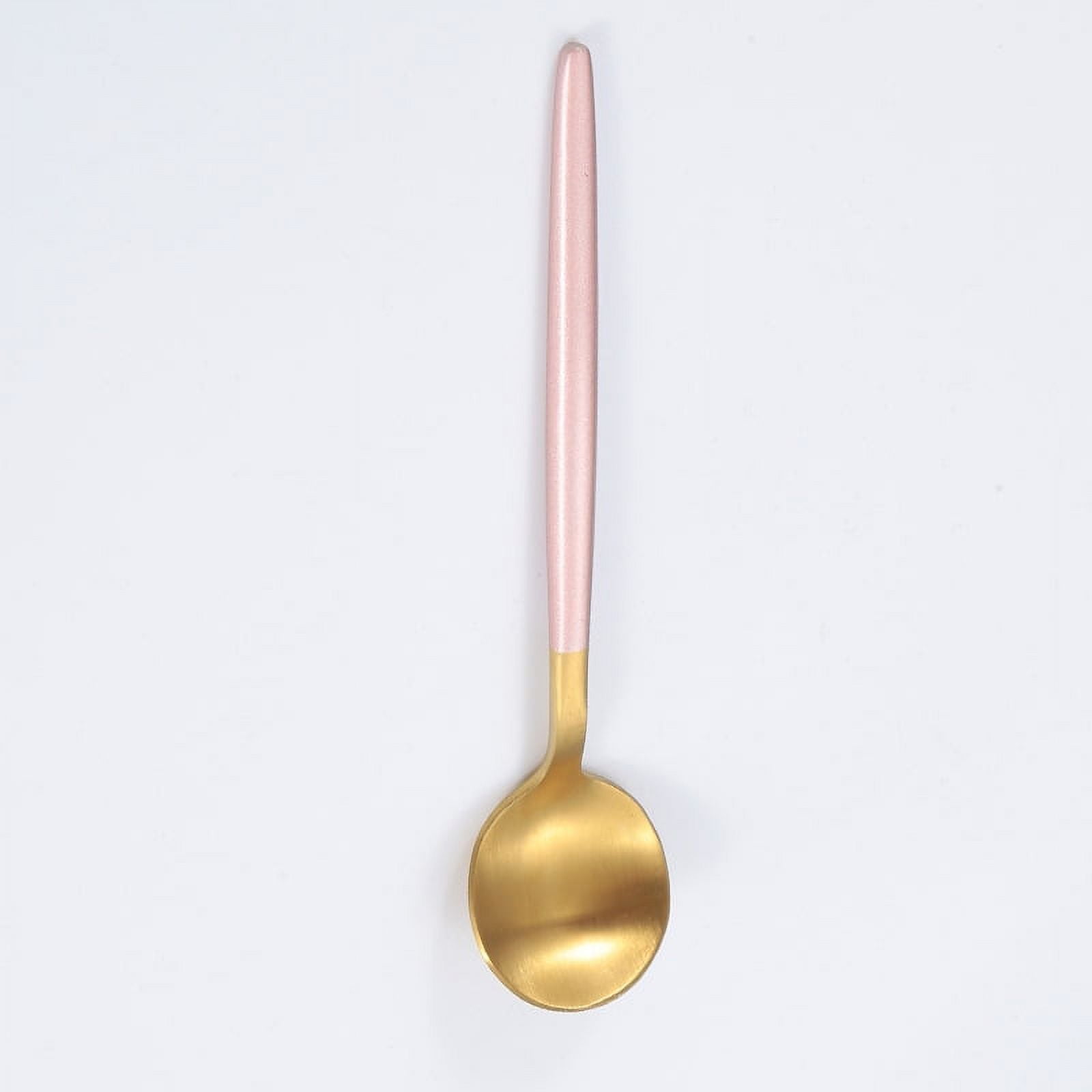 Xmhytop 4 Piezas Cubiertos De, Utensilios De Cocina Y Cubiertos Cotidianos,cuchara De Comida,gond Rosa