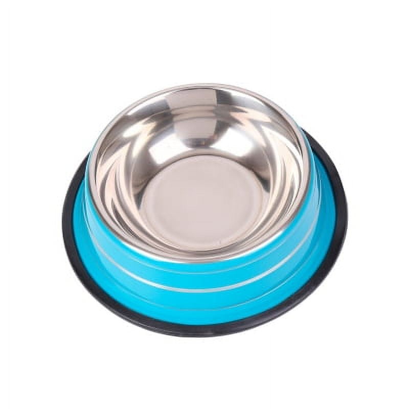 Genérico - Plato Antideslizante Para Mascotas Tamaño Extra Grande Azul