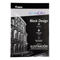 Block Artístico Black A4, 20H Negras, Sense Of Color. Torre