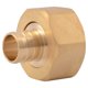 thumbnail image 1 of Adaptador giratorio SharkBite Brass Crimp PEX de 3/4 x 1 pulgada, 1 of 5