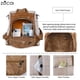 thumbnail image 2 of Mochila ZOCAI 32x13x33 cm Marrón Antirrobo de Cuero PU, 2 of 6
