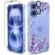 thumbnail image 1 of Funda Ilnehc iPhone 16 6.1 Floral Transparente, 1 of 3