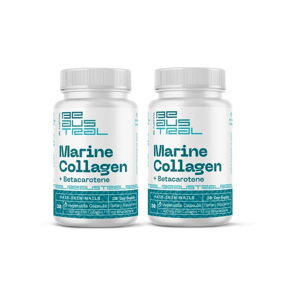 Colágeno Marino+Betacaroteno Pack 60 Cápsulas Be Austral