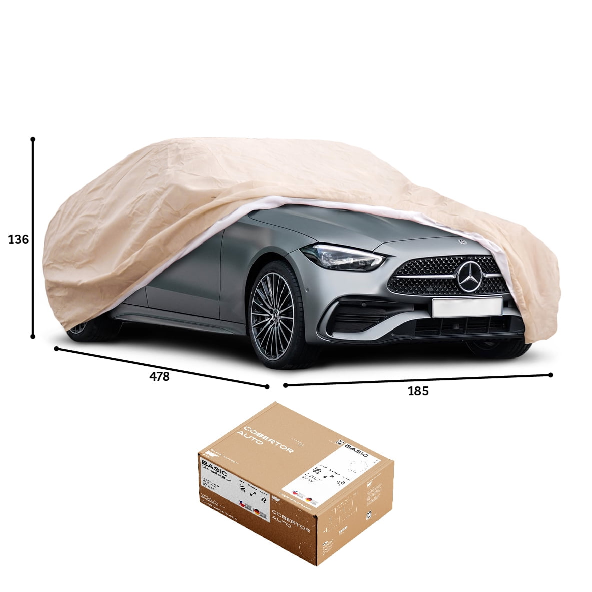Cwagen - Funda Cubre Auto Sedan M Wagen Covers Basic