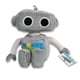 thumbnail image 3 of Robot de peluche, juguete de peluche Listener Kids Jett The Robot, 23 cm, 3 of 9