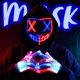 thumbnail image 5 of Máscara LED y guantes para disfraz de cosplay de Halloween JOYIN, 5 of 7