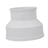 Magideal - Adaptador De Conducto De Aire Reductor De Flujos De Aire De Flujos De Aire Adaptador De Aumento De Tubo, Conector De Tubería Para Baño, Utilidad Fácil Estilo B