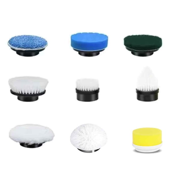 Juego de cabezales de cepillo reemplazables para fregadoras eléctricas y cepillos inalámbricos.