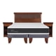 thumbnail image 1 of Cama Europea New Ortopedic 2 Plaza Base Dividida + Set Dormitorio Dublin Caramelo (2 Veladores y Respaldo), 1 of 4