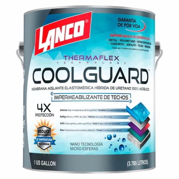 Sellador de techos Coolguard Blanco 1 GL