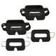 thumbnail image 2 of 100x Máscaras faciales desechables universales Cubierta para los ojos Suave y cómoda Máscara para auriculares Máscara Máscaras para los ojos, Negro, 2 of 5