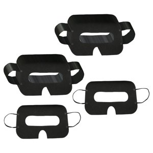 Bothyi - 100 Piezas De Máscaras Faciales Vr Desechables Eye Cover Vr Padding Immersive Vr Experience Black