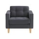 thumbnail image 1 of Sofa Retro 1c Felpa 05 Gris, 1 of 6