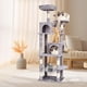 thumbnail image 5 of Cat Tree VEVOR de 63 pulgadas con 2 condominios para gatos, rascador, 5 of 9