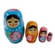 thumbnail image 1 of 4x Mu?ecas Rusas Anidadas Matryoshka Mu?ecas Para Cumplea?os Ni?os Regalo Para Ni?os Azul, 1 of 5
