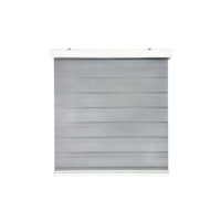 Genérico - Cortina Roller Duo Zebra Día Noche 150X200Cm Gris